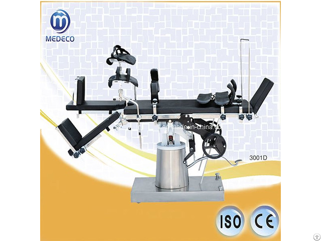 Medical Equipment Side Control Mechanical Hospital Table With Ce Iso Approved 3001d Ecoh16