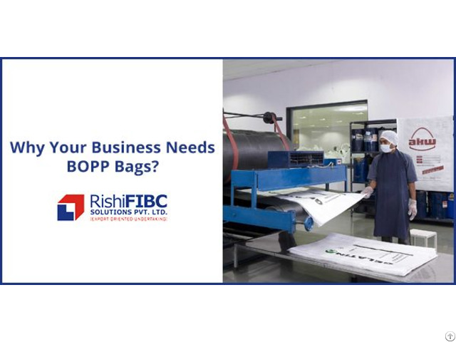 Bopp Bag Manufacturer In India Rishi Fibc Solutions Pvt Ltd