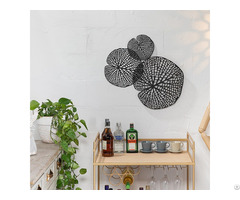 Mocome Metal Lotus Leaf Wall Art