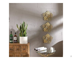 Abstract Flower Metal Wall Decor
