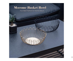 Mocome Wire Fruit Basket Bowl