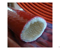 Silicone Fiberglass Braided Fire Retardant Hose Protector