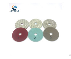 Flexible 3 Step Diamond Polishing Pad For Granite Marble And Concrete Stone