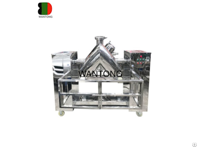 V Shaped Mixer Mixing Machine With Protective Guard