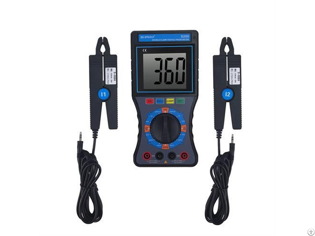 China Guangzhou Shanyi S200b Digital Intelligent Double Clamp Voltammeters Phase Sequence Test