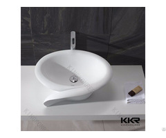 Water Fountain Solid Surface Bathroom Wash Basin