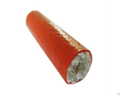 Silicone Fiberglass Heat Resistant Wire Insulation Sleeve