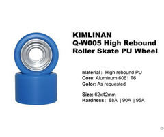 Professional Hot Sale Kimlinan Q W005 High Rebound Roller Skate Pu Wheel Wholesale