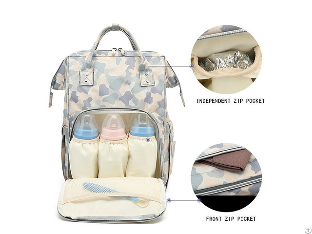 New Camouflage Multi Function Large Capacity Mummy Backpack Baby Diaper Bag