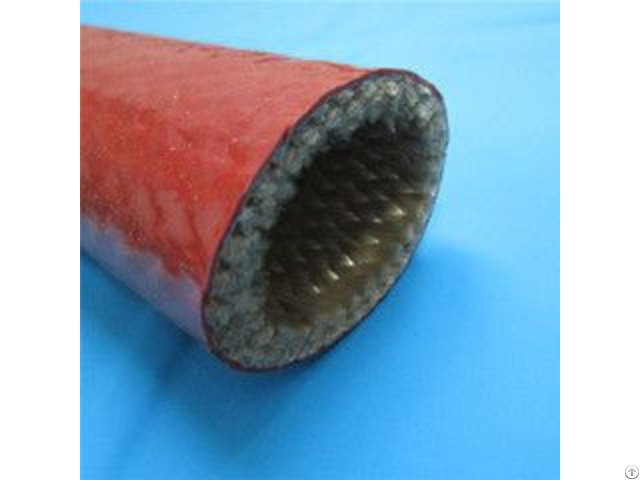 Silicone Coated Fiberglass Braided Heat Shielding Fire Sleeve