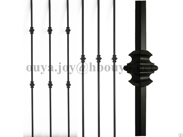 Powder Coated Indoor Stair Iron Balusters
