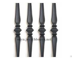 Black Hollow Iron Spoon Balusters