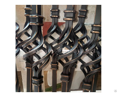 Oil Rubbed Copper Iron Basket Stair Spindles