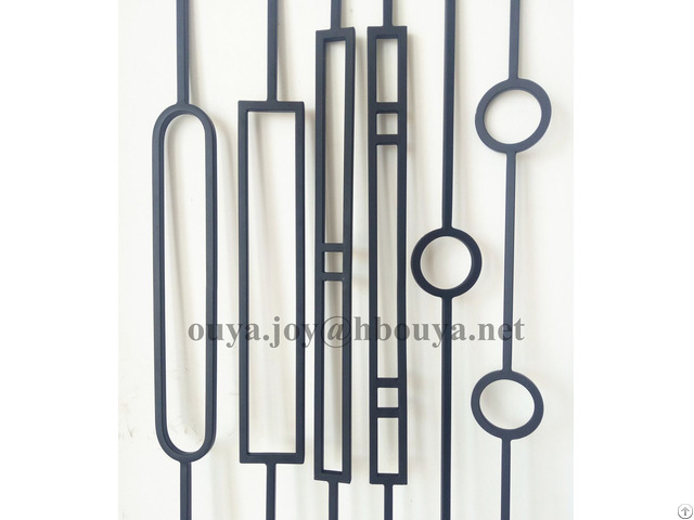 Square Interior Hollow Iron Stair Balusters