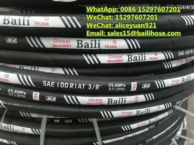 Cloth And Smooth Surface Black Colorful Hydraulic Hose China