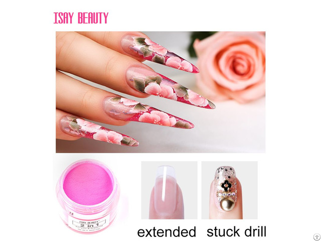 Fast Dry Acylic Nail Powder 3d Nails Art Salon