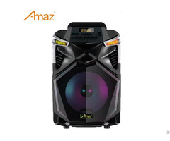 New Arrival Wireless Karaoke Bluetooth Outdoor 15inch Trolley Speaker