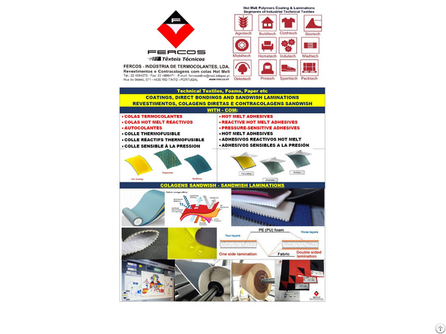 Textile Hot Melt Adhesives Coating Direct Bonding And Laminations