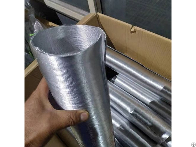 Heat Reflective Aluminum Foil Corrugated Pipe