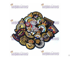 Hand Embroidered Bullion Badges Supplier