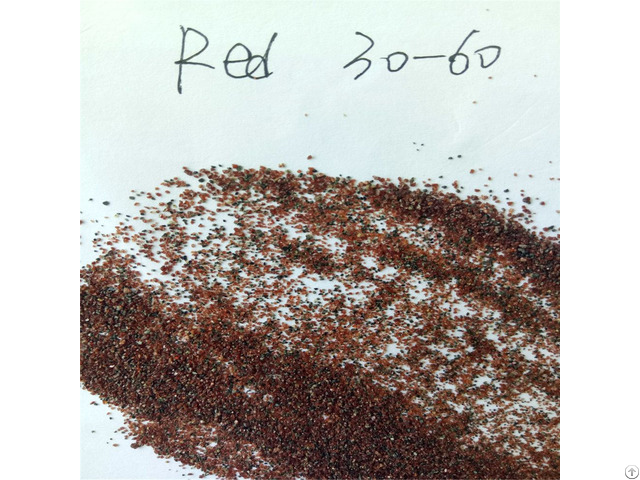 Red Sandblasting Garnet Sand For Sale