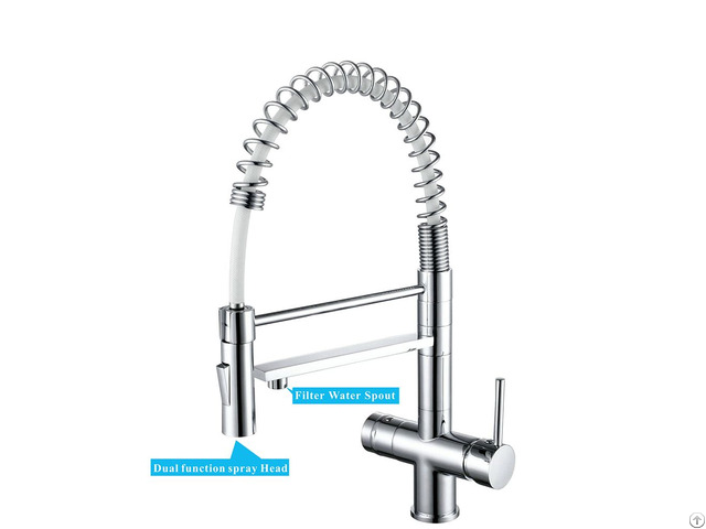 Cold Hot Filter 3 Way Best Sprayer Spring Kitchen Faucet