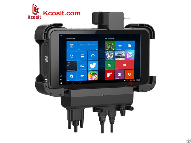 Rugged Windows Tablet Car Holder Bracket Rs232 Usb Ip67 Extrem Waterproof 8inch Ublox Gps