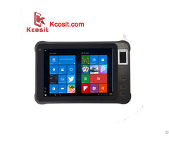 Rugged Windows Tablet Pc Fingerprint Reader Uhf Rfid Ip67 Waterproof 7 Inch 2d Barcode Scanner Pda