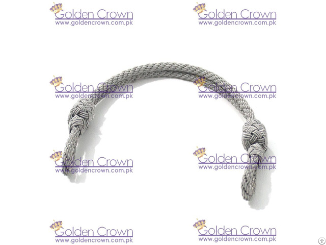 German Officer Silver Cap Cord