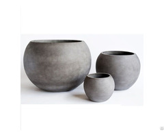 Garden Plant Pots Planters Cement Concrete Jar Vase Bowl