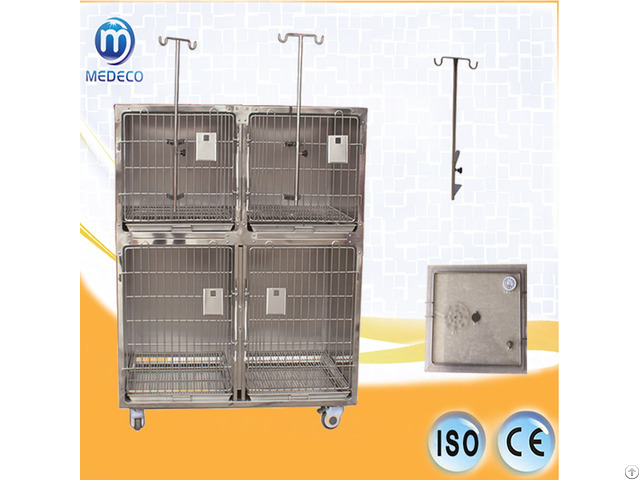 Economic Medical Combined Stainless Steel Pet Cage Mejy 01