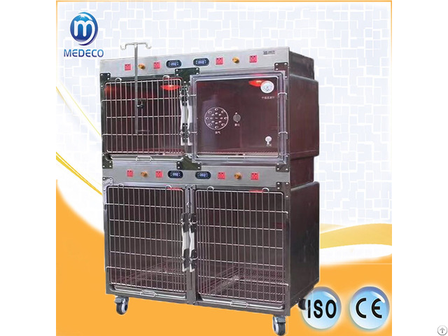 Veterinary Equipment Medical Animal Clinic Stainless Steel Dog Cage