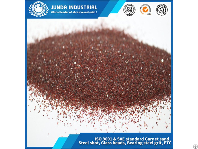 High Quality Water Jet Cutting Red 80 Mesh Garnet Sand A