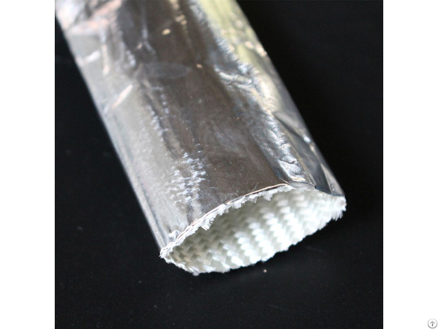 Aluminum Foil Coatd Fiberglass Braided Sleeving