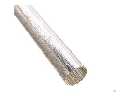 Heat Shield Aluminum Laminated Fiberglass Braided Sleeve