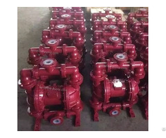 Qbk Cast Iron Lined With Fluoroplastic Pneumatic Diaphragm Pump