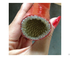 Silicone Coated Glass Fiber Flame Retardant Cable Sleeve