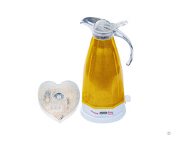 Yellow Electric Kettle With Voice And Led Flash Prompt