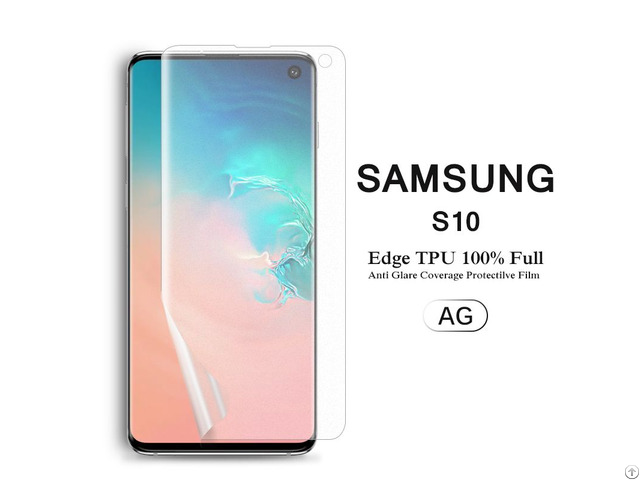 Anti Glare Tpu Film Screen Protector For Samsung S10