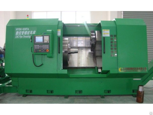 Cnc Pipe Threading Lathe Machine For Drill Collar