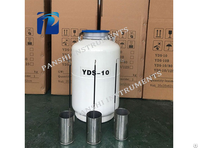 Liquid Nitrogen Container For Transport To Storing Semen And Embryo