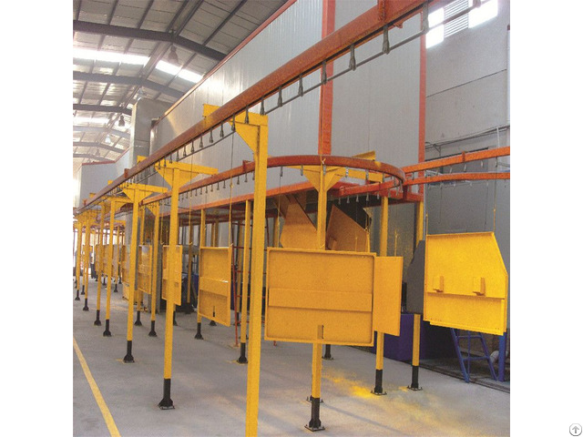 Steel Cabinet Electrostatic Auto Powder Coating Production Line