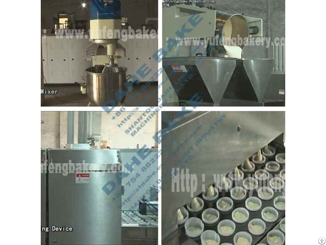 Automatic 100 150kgs Economic Twinkie Cake Production Line Yufeng