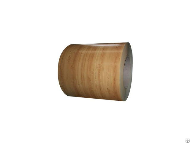 Pe Pvdf Wood Grain Color Coated Aluminum Coil