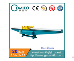 Duct Zipper Pipe Closing Machine