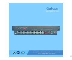 Fiber E1 Back Up Protection Multiplexer Zmux 3036es