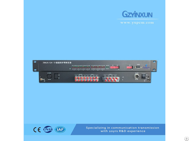 E1 Protection Switching Failover Equipment Zmux 124