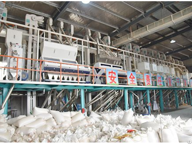 100ton Day Automatic Rice Mill Production Line