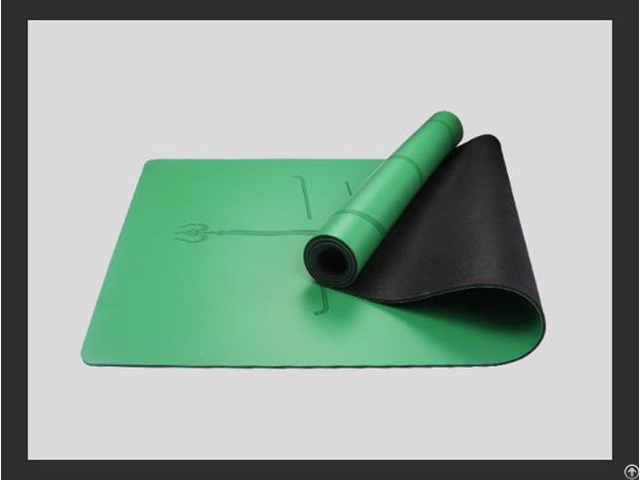 Custom Design Pu Top Rubber Yoga Mats Manufacturer