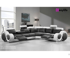 Modern Large L Shaped Corner Reclining Sofa